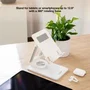 Tooq Soporte PH-HERMES-LUNA para móvil o tablet de hasta 12,9 pulgadas - Blanco